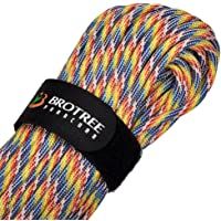 Los mejores  - Brotree 550 Paracord Cuerda de Nailon Paracaídas 620lbs 9 Hilos Hebras para Escalada Kit de Supervivencia Acampada